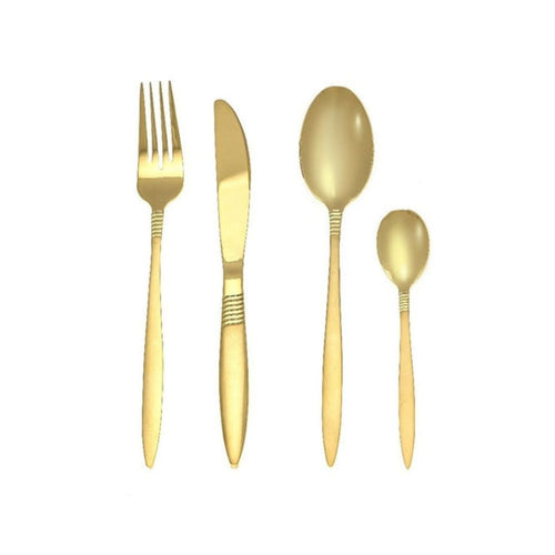 Arshia Stainless Steel Cutlery Set 48pcs Gold TM333GGS