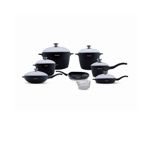 Arshia 14pcs Die Casting Cookware Sets CO395