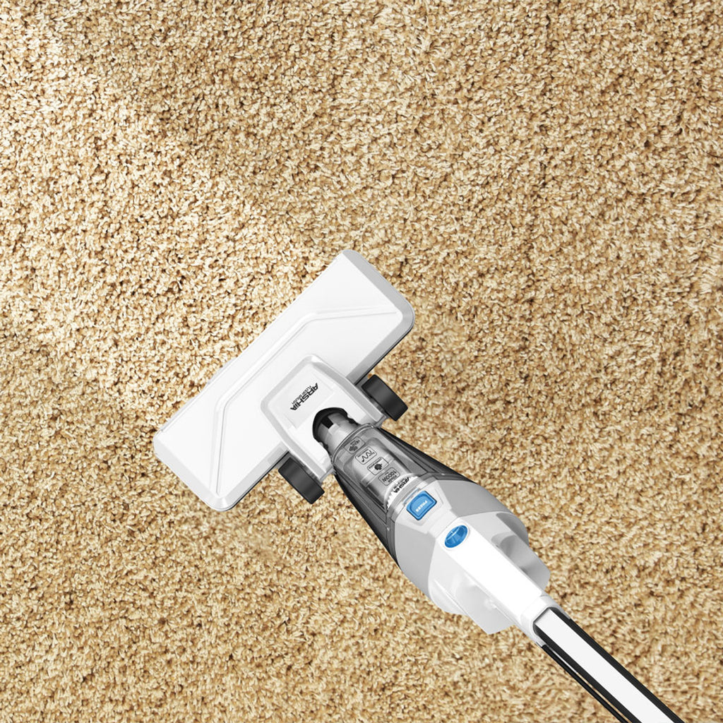 Arshia 4-in-1 Vacuum Cleaner with Mop – 1000W Copper Motor, HEPA Filter, Wet & Dry Cleaning, Lightweight Design, 5M Cord (White & Blue)