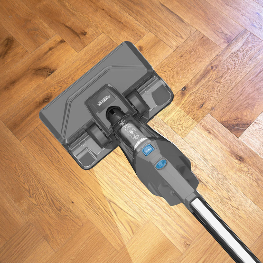 Arshia 4-in-1 Vacuum Cleaner with Mop – 1000W Power, HEPA Filter, Lightweight Design (Black & Blue)