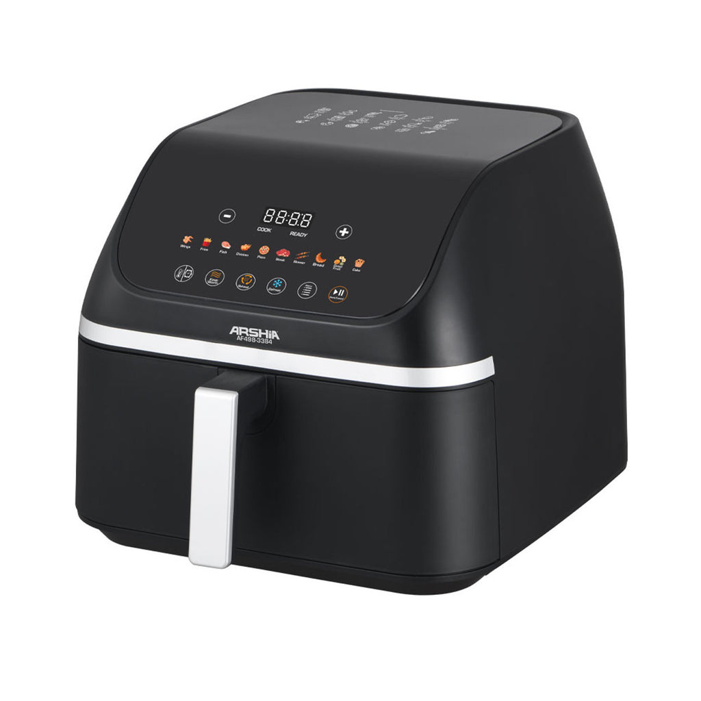 Arshia 9L Digital Air Fryer – Extra Large Capacity, 3D Airflow, WideMax Base, 1900W Power