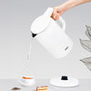 Arshia 1.7L Electric Kettle (White) – Fast Boil, Double-Wall, 360° Base, Auto Shut-Off, Family Size