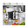 Flügel 4-in-1 Juicer Machine 800W – Juicer, Blender, Coffee Grinder & Chopper | XL Feeding Tube, Stainless Steel, 5-Speed, Easy Clean