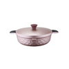 Arshia 16-Piece Pink Diamond Cookware Set – Premium Die-Cast Aluminium with Teflon Select Non-Stick | Stylish, Durable & Heat-Efficient