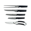 Arshia 10-Piece Titanium-Coated Knife Set with Steel Stand
