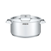 Arshia 8-Piece Stainless Steel Cookware Set – 3-Layer Base, Heat-Resistant Handles, Induction Compatible
