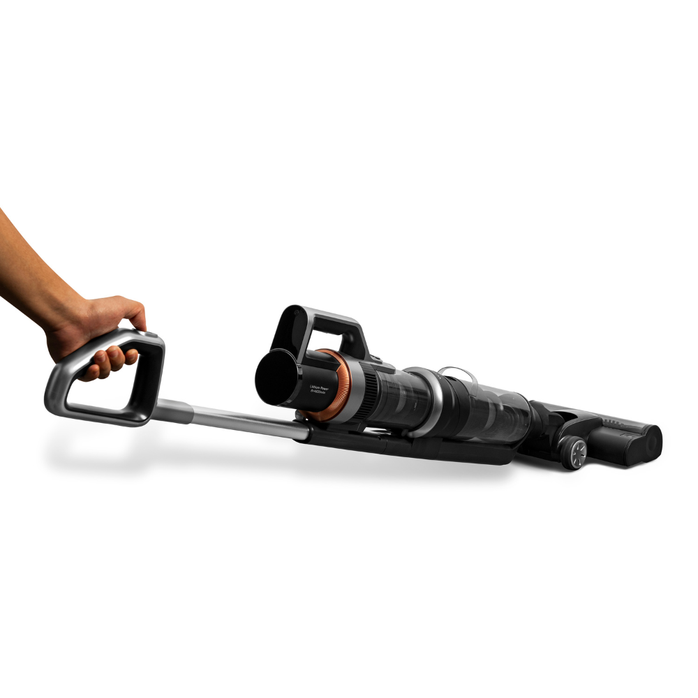 Flügel 3 in 1 Cordless Cyclone Vacuum Cleaner |  HEPA filters | Capture 99.97% of particles | Capacity 0.7L, 0.3L, and 0.2L. |  100.8Wh , Battery pack 90 minutes