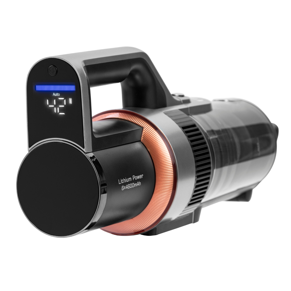 Flügel 3 in 1 Cordless Cyclone Vacuum Cleaner |  HEPA filters | Capture 99.97% of particles | Capacity 0.7L, 0.3L, and 0.2L. |  100.8Wh , Battery pack 90 minutes