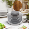 ARSHIA Rechargeable Salad Spinner – 6L Cordless Vegetable Dryer with One-Click Operation