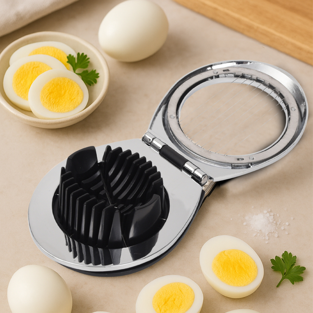 Arshia Egg Slicer – Stainless Steel Wire Cutter