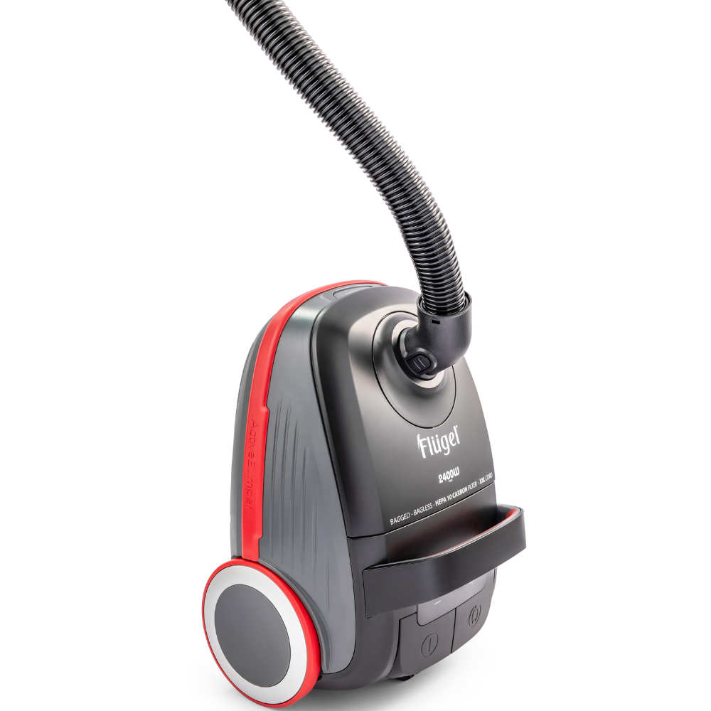 Flügel 2-in-1 Vacuum Cleaner – 2400W High Suction Power with HEPA Filter, For Carpets & Hard Floors