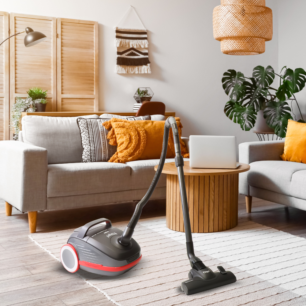 Flügel 2-in-1 Vacuum Cleaner – 2400W High Suction Power with HEPA Filter, For Carpets & Hard Floors