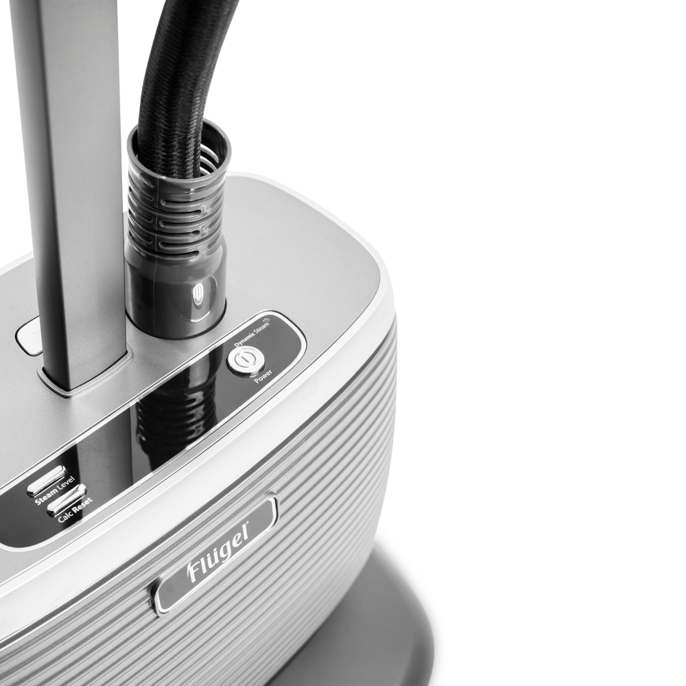 Flügel GS145 Garment Steamer – 1800W Power, Anti-Calc & Germ-Killing System, 1000ml Tank, 24-Month Warranty