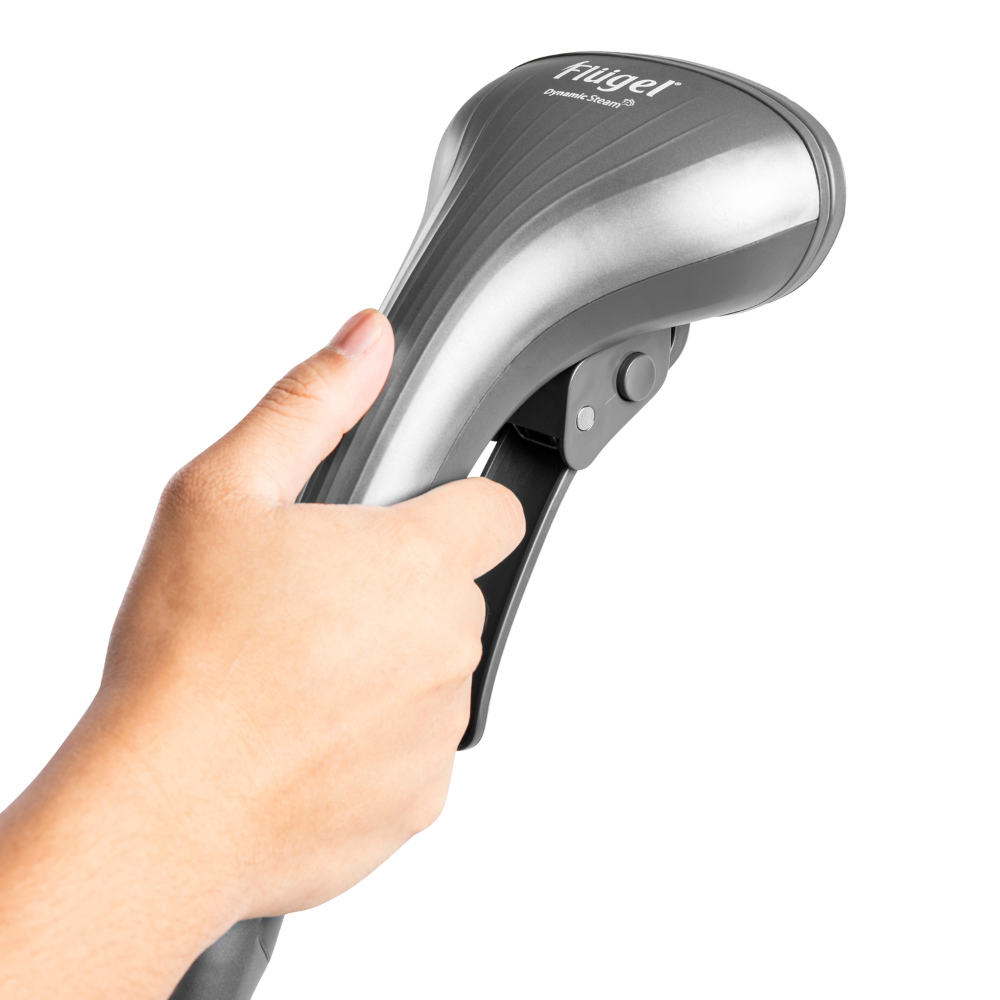 Flügel GS145 Garment Steamer – 1800W Power, Anti-Calc & Germ-Killing System, 1000ml Tank, 24-Month Warranty