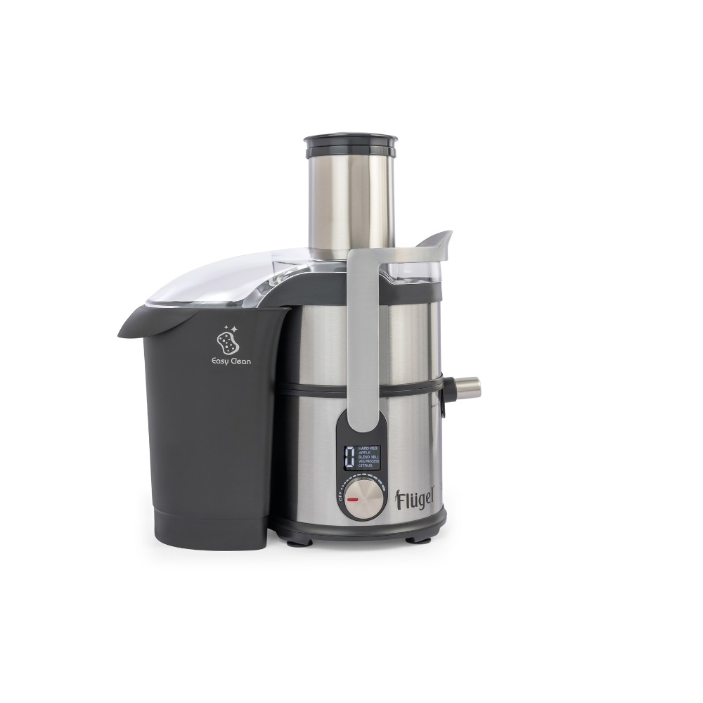 Flügel 4-in-1 Juicer Machine 800W – Juicer, Blender, Coffee Grinder & Chopper | XL Feeding Tube, Stainless Steel, 5-Speed, Easy Clean