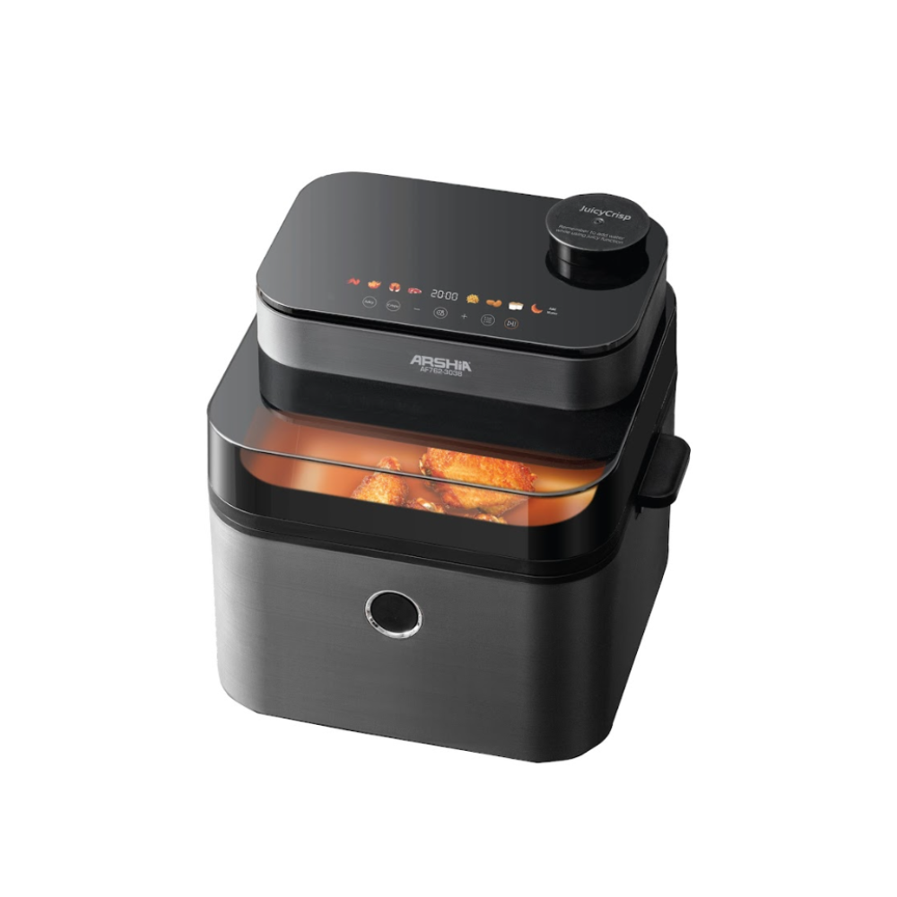 Arshia Halogen Juicy Lock 3D Air Fryer 7.5L – 1700W Rapid Air Technology