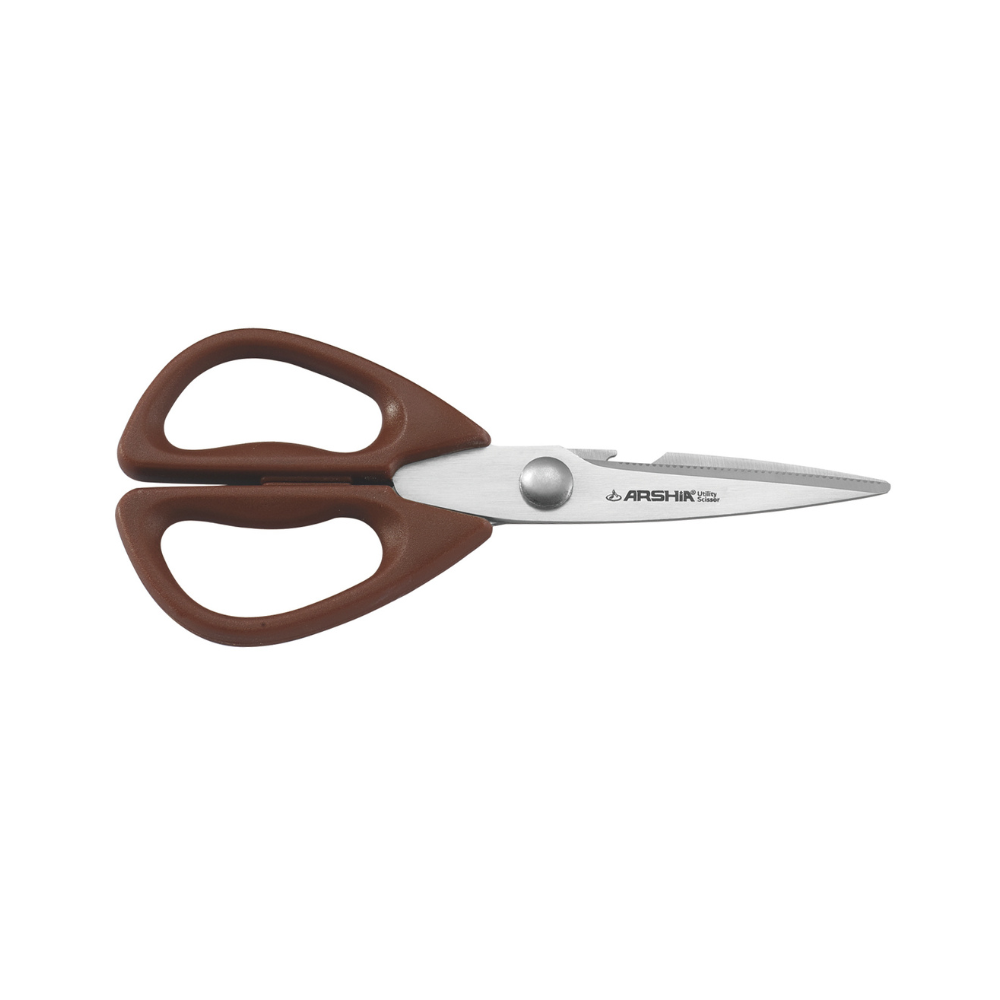 Arshia 8-Piece German Steel Knife Set with Wooden Block
