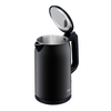 Arshia Electric Kettle 1.7L – 1800W Fast Boiling, Safe & Stylish – Black