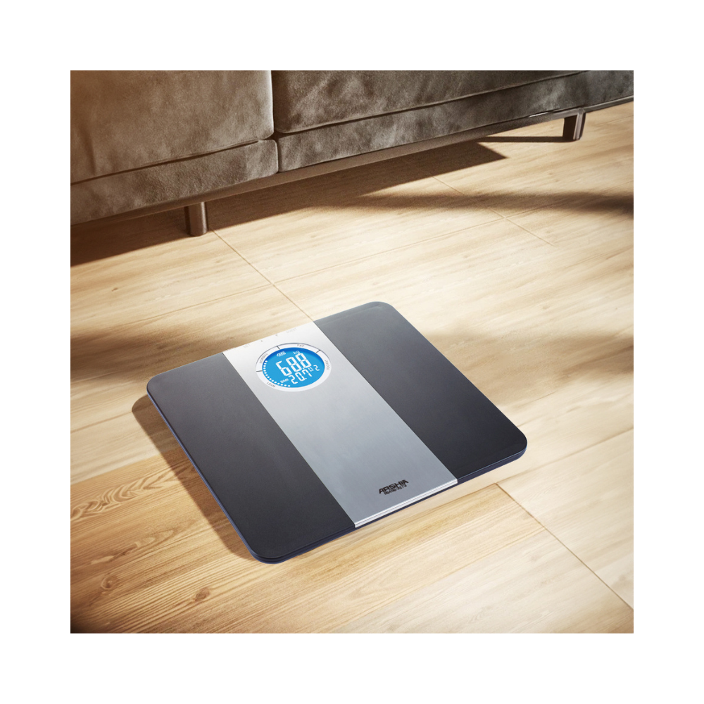 Arshia Digital Bathroom Scale – Slim LCD Weight Scale for Home Fitness & Health Monitoring – Max 150KG Auto On/Off Battery Operated
