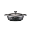 Arshia 16-Piece Gray Diamond Cookware Set – Premium Die-Cast Aluminium with Teflon Select Non-Stick | Durable, Stylish & Heat-Efficient