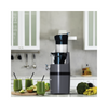 Arshia Slow Juicer 200W – Cold Press Masticating Juicer | 78mm Wide Chute, Quiet <72dB, High Nutrient Extraction (Grey/Black)