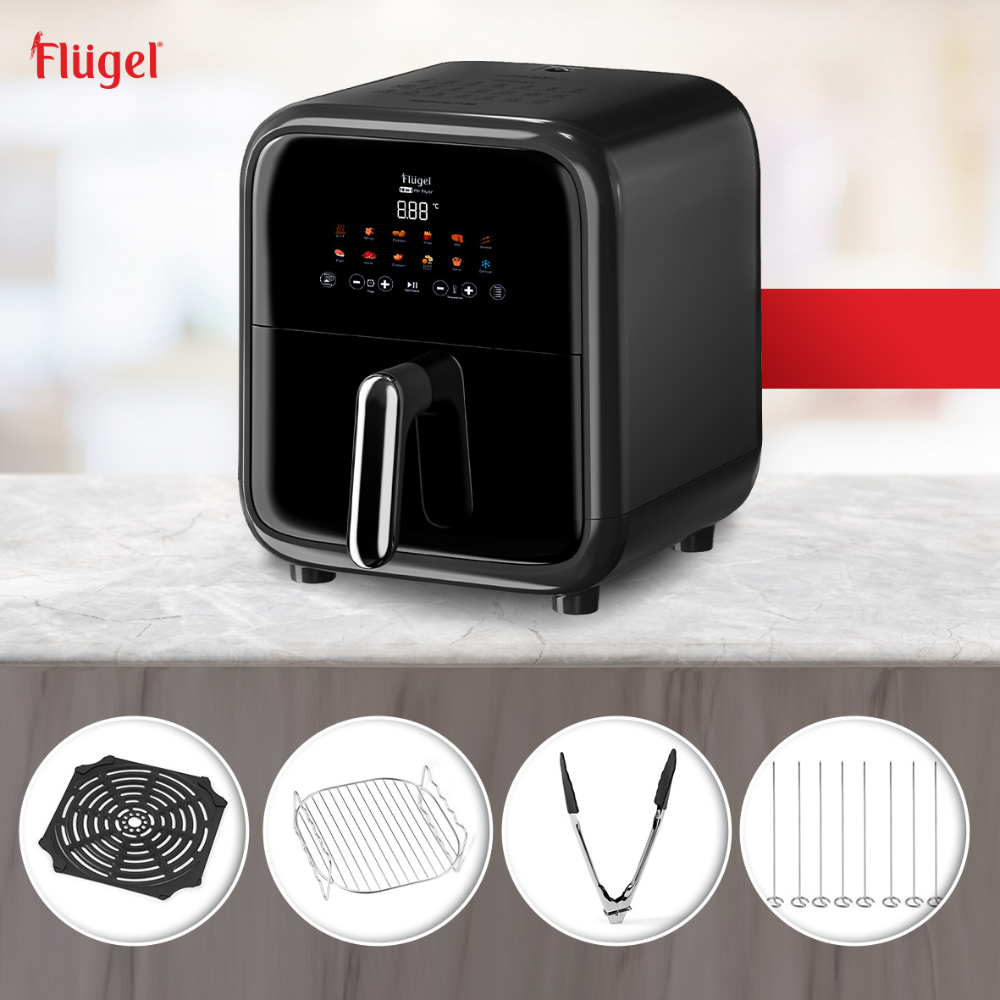 Flügel 7.5L Air Fryer – 1800W Large Capacity Oil-Free Cooking