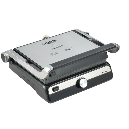 Arshia Smart Grill Pro 2000 W – 180° Flat-Open Electric Table Grill with Stone-Grain Coating