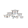 Arshia Stainless Steel Cookware Set 16Pcs Rose Gold
