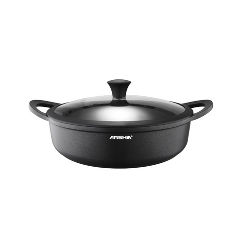 Arshia Frypan With Double Handle Lid 28cm