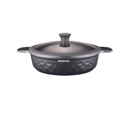 ARSHIA CO110 Fry Pan with Double Handle & Lid