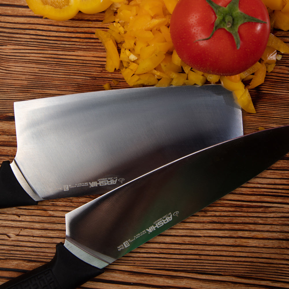 Arshia Non-stick Knife 8pc Set Black K259-2107