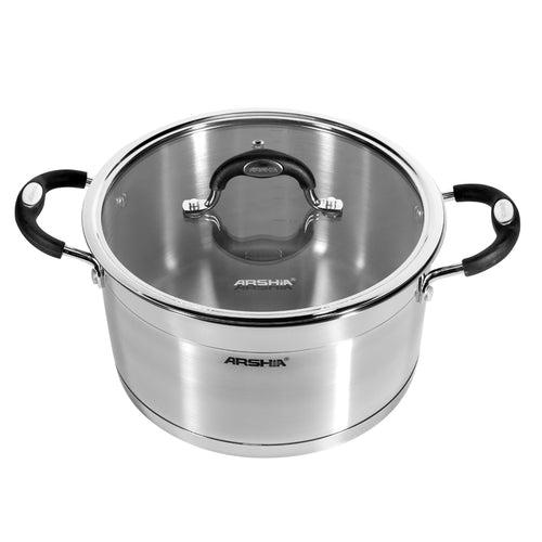 Arshia Stainless Steel Casserole 26cm