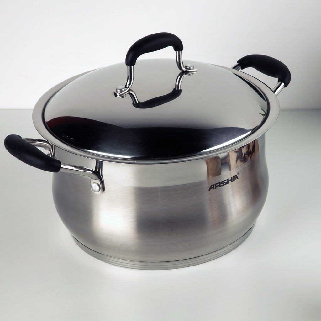 Arshia Stainless Steel Casserole pot 24cm