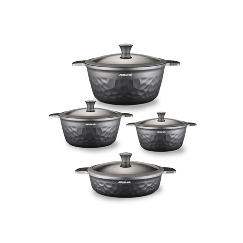 Arshia Die-Casted Cookware 8pc Set