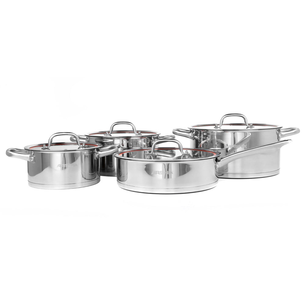 Stainless Steel Cookware 8pc Set