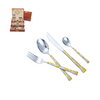 Arshia Silver and Gold 86pc Cutlery Set
