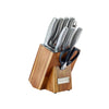 Arshia German Steel 10pc Kitchen Knife Set Wooden Block
