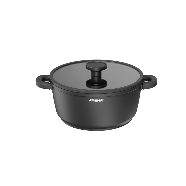 Arshia 25 PCs Die-Cast Aluminum Cookware Set