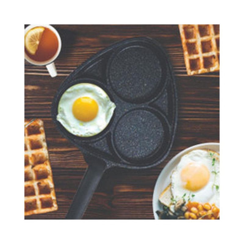 Arshia Non-stick Egg Pan 4pc Cup Granite Coating