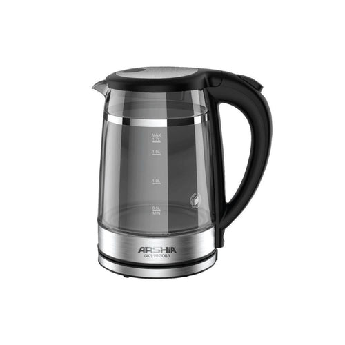 Arshia Double Layered Glass Kettle 1.7 Litre