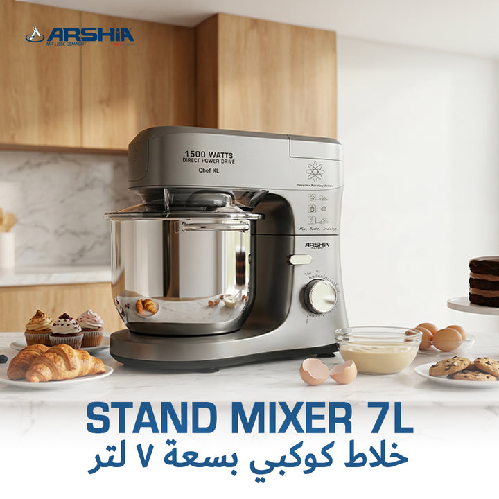 Arshia Premium Stand Mixer 7 Liters 1500Watt
