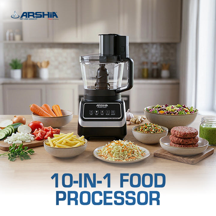 Arshia 10-in-1 Food Processor