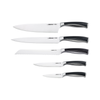 Arshia 6-Piece Stainless Steel Knife Set with Wooden Block – Professional Kitchen Knives Set, Ultra Sharp Chef Knife Set for Home & Kitchen
