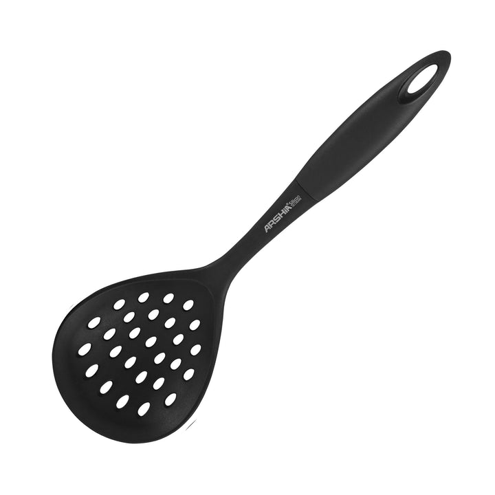 Arshia Kitchenware Utensils Silicone Silicone Utensil - Skimmer (Black) Multi-Purpose Kitchen Tool