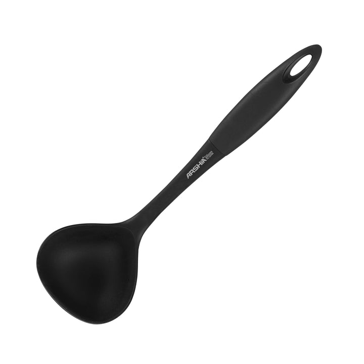 Arshia Kitchenware Utensils Silicone Silicone Utensil - Soup Ladle (Black) Premium Quality