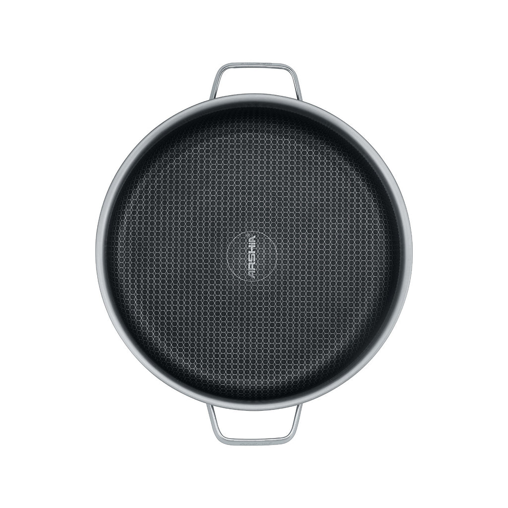 Arshia 8-Piece Tri-Ply Stainless Steel Cookware Set | Premium Fast-Heating Cookware for Every Kitchen