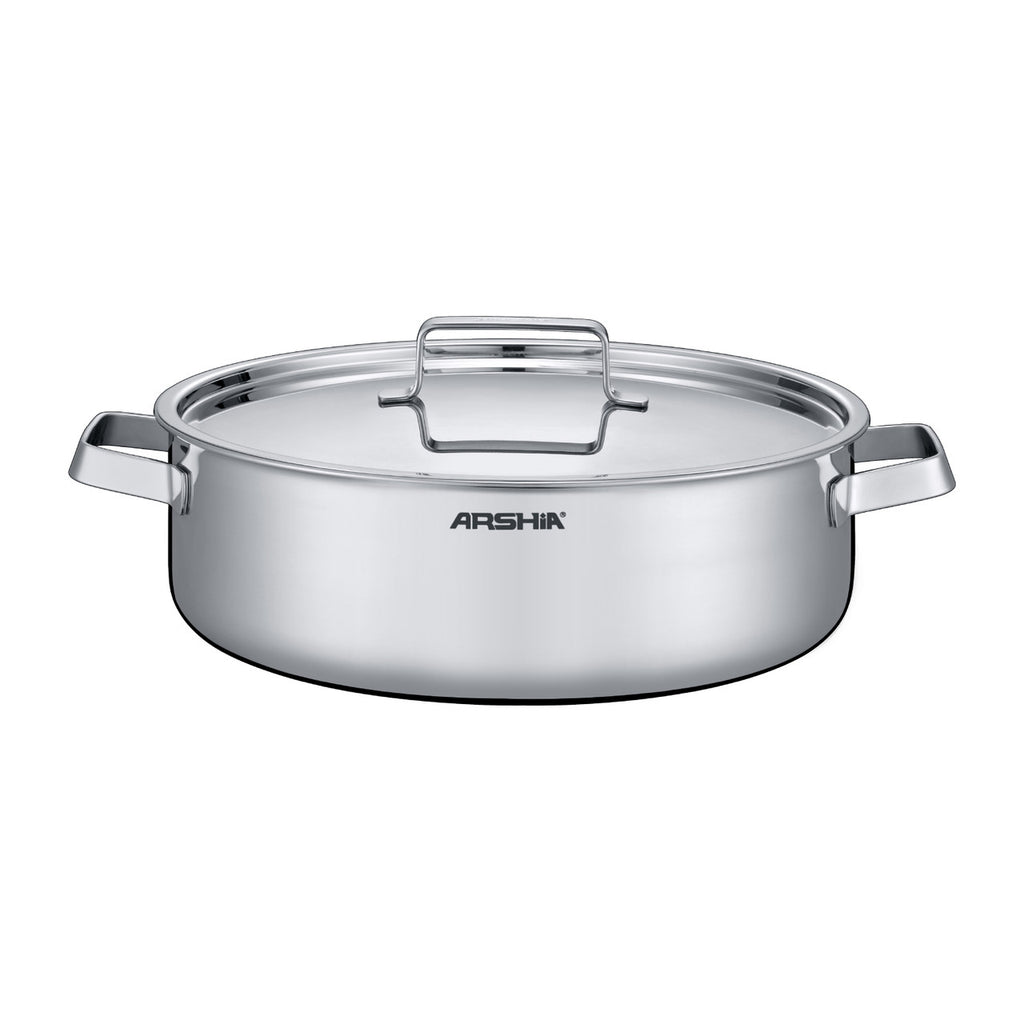 Arshia 8-Piece Tri-Ply Stainless Steel Cookware Set | Premium Fast-Heating Cookware for Every Kitchen