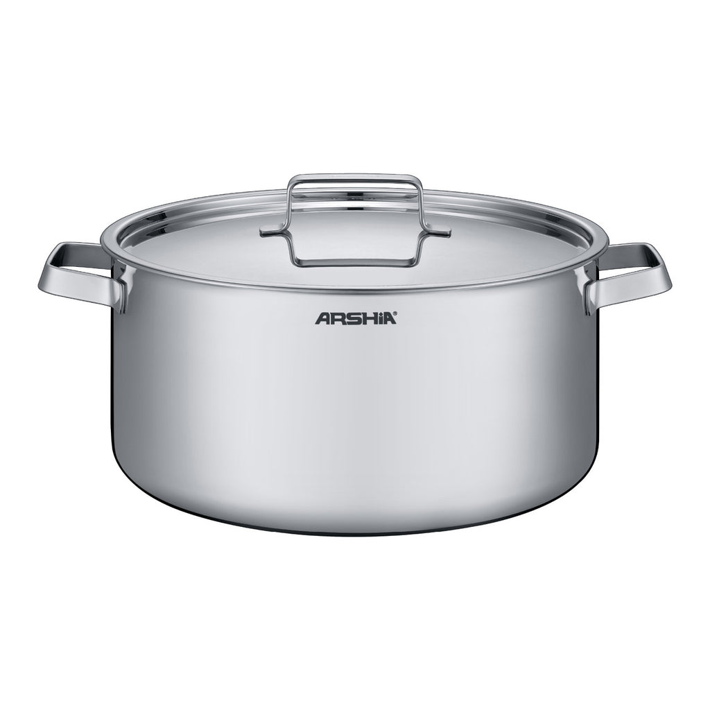 Arshia 8-Piece Tri-Ply Stainless Steel Cookware Set | Premium Fast-Heating Cookware for Every Kitchen