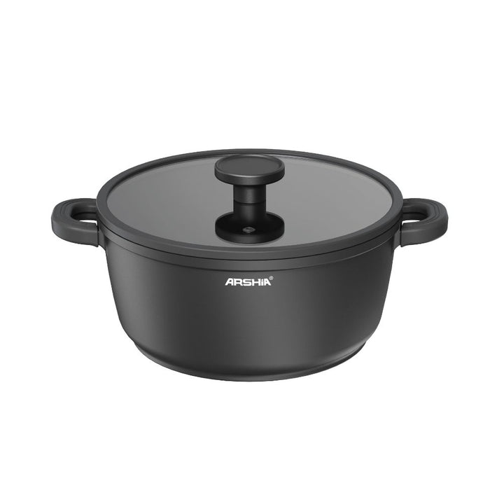 Arshia Cookwares Casserole & Pots Non-Stick 24cm Die-Cast Aluminum Casserole Premium Quality