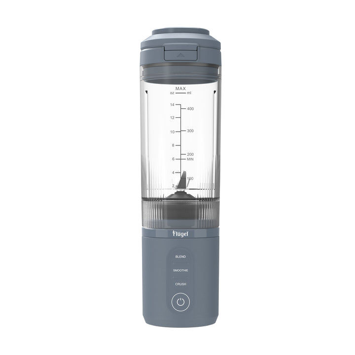 Flugel VitaGo Portable Blender 600ml – USB-C Rechargeable Personal Smoothie Maker, 180W High-Power Ice Crushing – Blue
